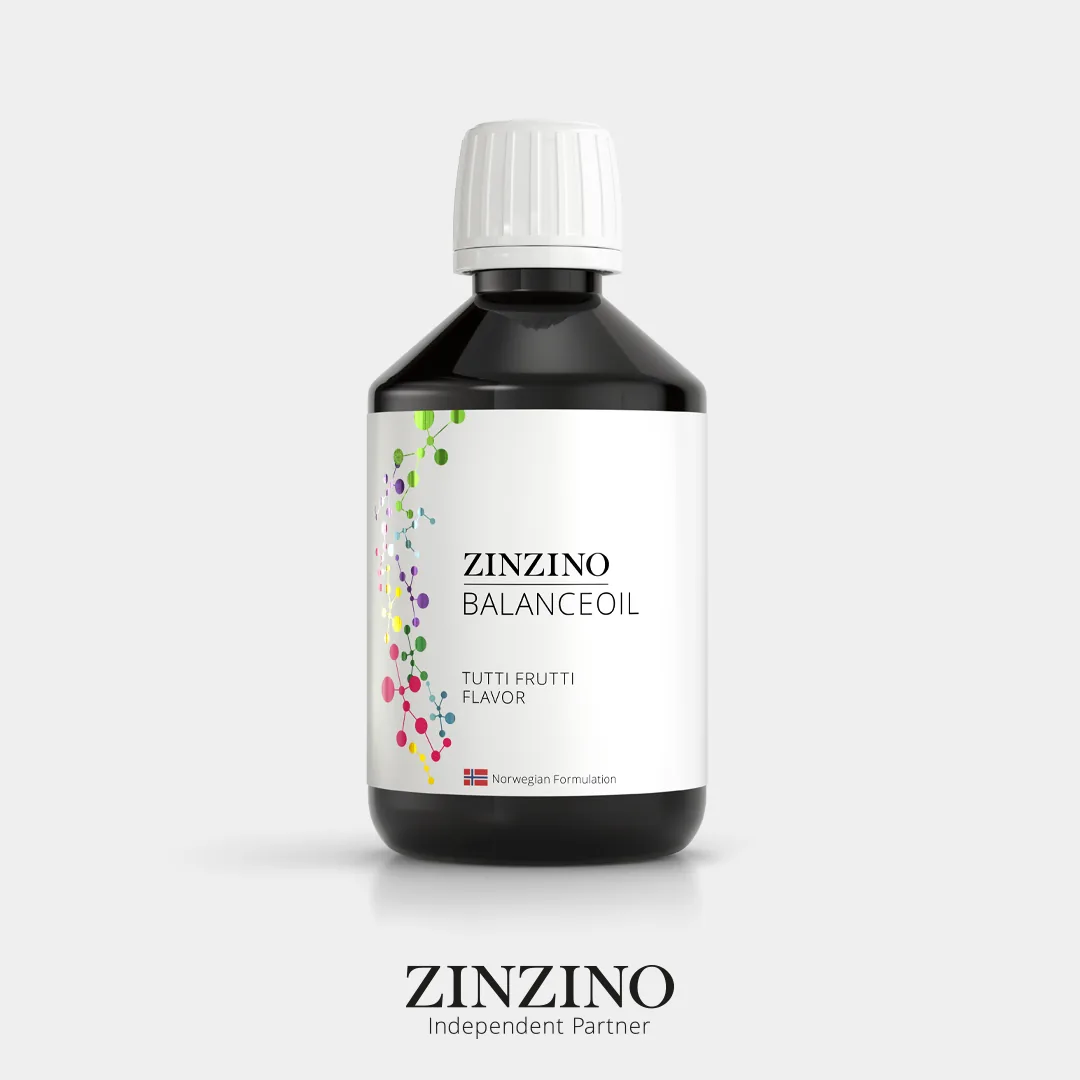 Fľaška Zinzino BalanceOil Tutti Frutti s omega-3 a DHA pre deti